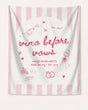 Vino Before Vows Banner Blossom