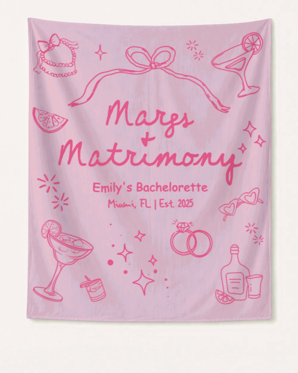 Margs & Matrimony Banner Blossom