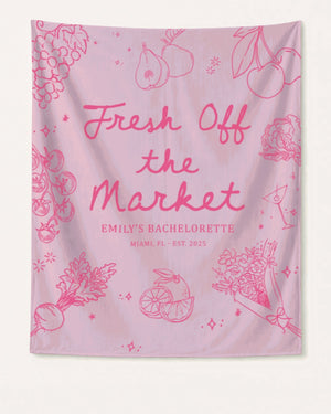 Fresh Off the Market Banner Blossom