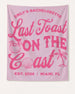 Last toast on the coast - text Banner Blossom