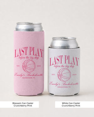 Last Play Before the Big Day - Basketball Can Cooler Blossom