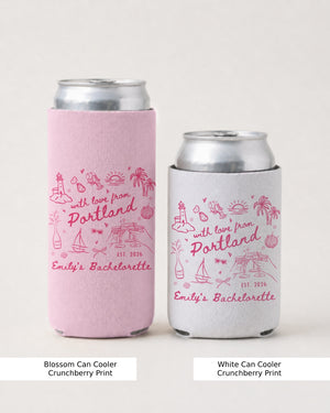 With Love from Portland Can Cooler Blossom