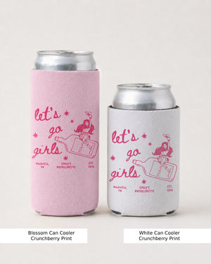 Let's Go Girls Cowgirl Bottle Can Cooler Blossom