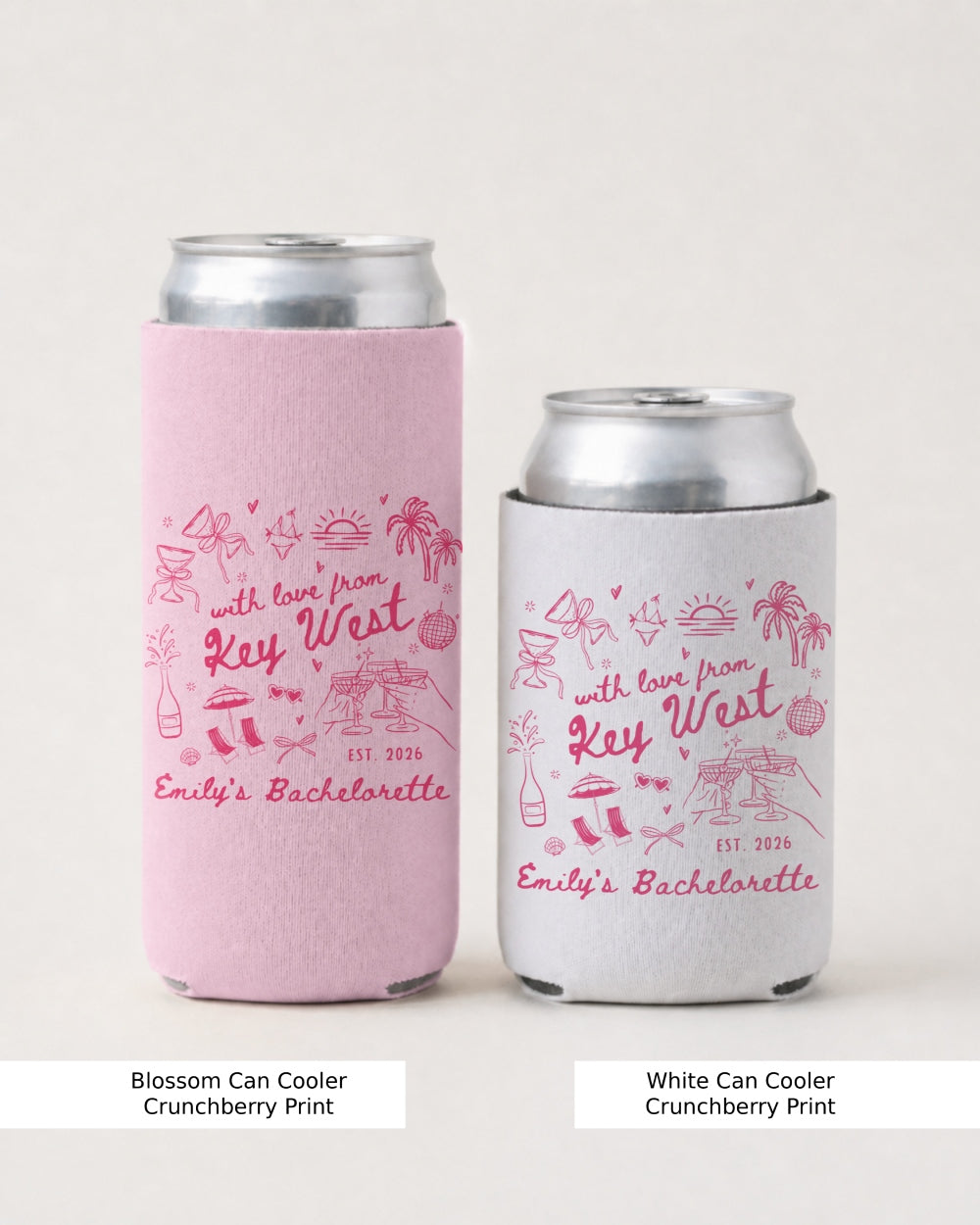 With Love from Key West Can Cooler Blossom