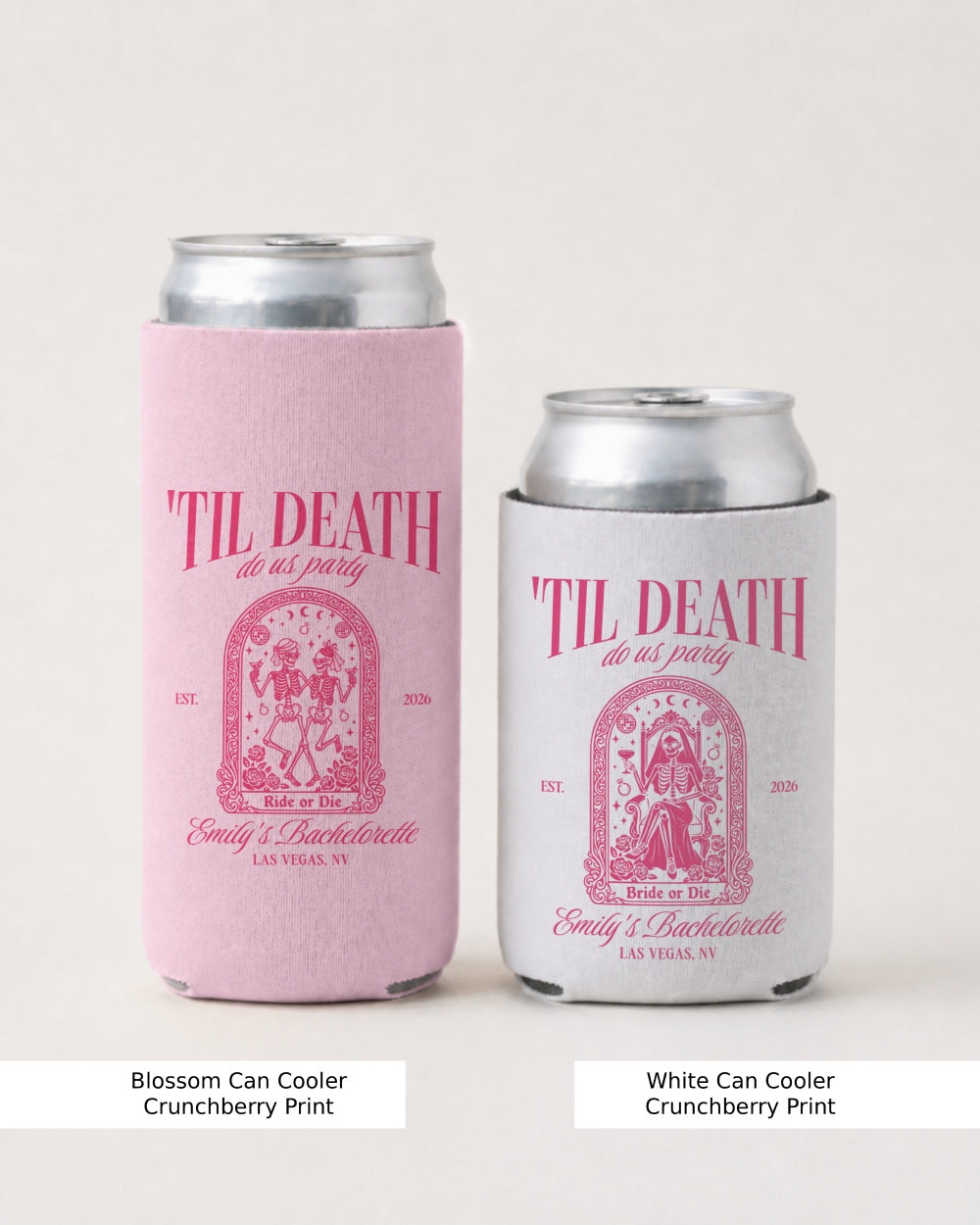 Til death do us party - Tarot-inspired Can Cooler Blossom