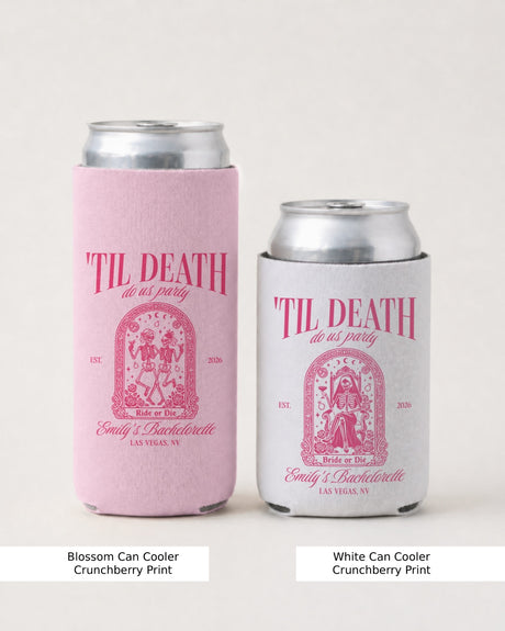 Til death do us party - Tarot-inspired Can Cooler Blossom
