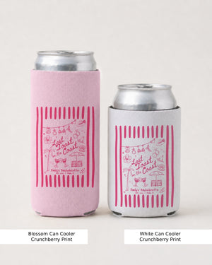 Last toast on the coast - Stripes Can Cooler Blossom