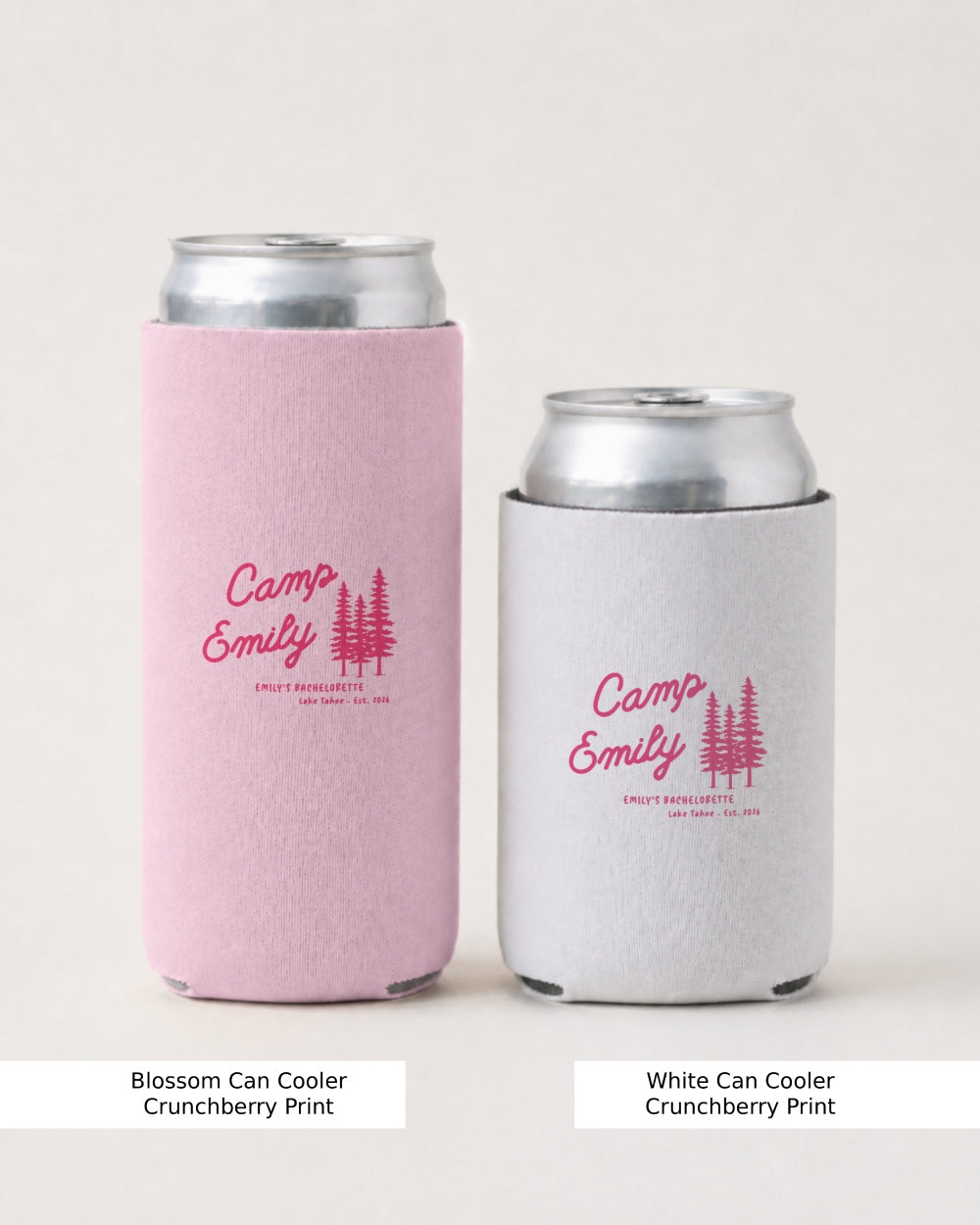 Camp Name Can Cooler Blossom