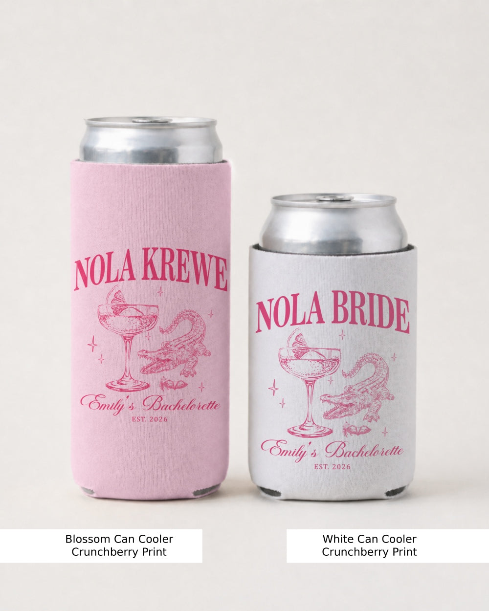 Nola Krewe, Nola Bride Can Cooler Blossom