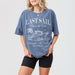 Premium cotton nautical bachelorette t-shirt in moss with 'Last Sail Before Veil' design by Relatee