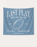 Last Play Before the Big Day - Football Banner Blue Jean