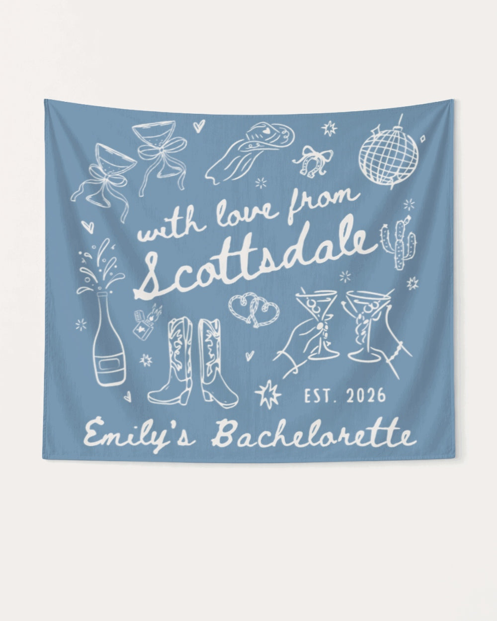 With Love from Scottsdale Banner Blue Jean