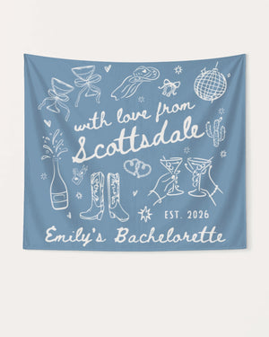 With Love from Scottsdale Banner Blue Jean