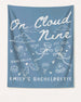 On Cloud Nine Banner Blue Jean