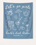 Let's Go Girls Cowgirl Party Banner Blue Jean