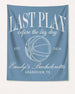 Last Play Before the Big Day - Basketball Banner Blue Jean