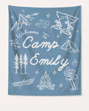 Camp Bach Banner Blue Jean