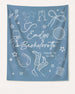 Let's Go Girls Disco Boots Banner Blue Jean