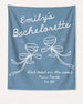 Last Toast on the Coast - Bow Cocktail Bach Banner Blue Jean