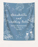 Seashells & Wedding Bells Banner Blue Jean
