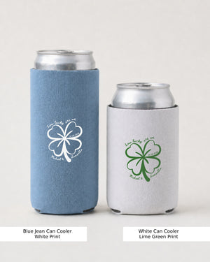 How lucky are we Can Cooler Blue Jean