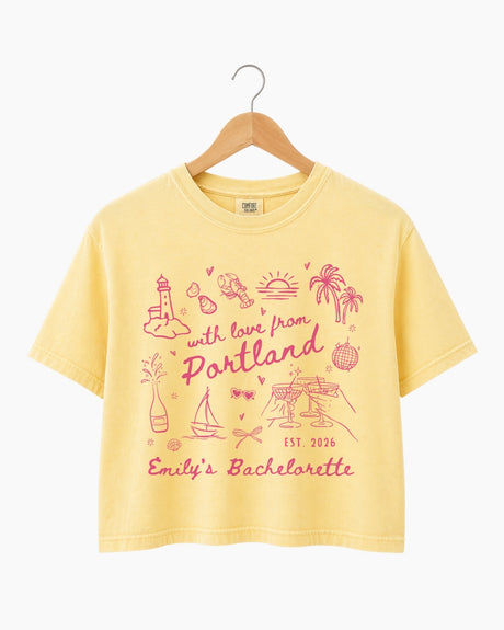 With Love from Portland Crop Top Butter