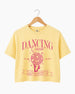 Dancing Queen, Disco Bride Crop Top Butter