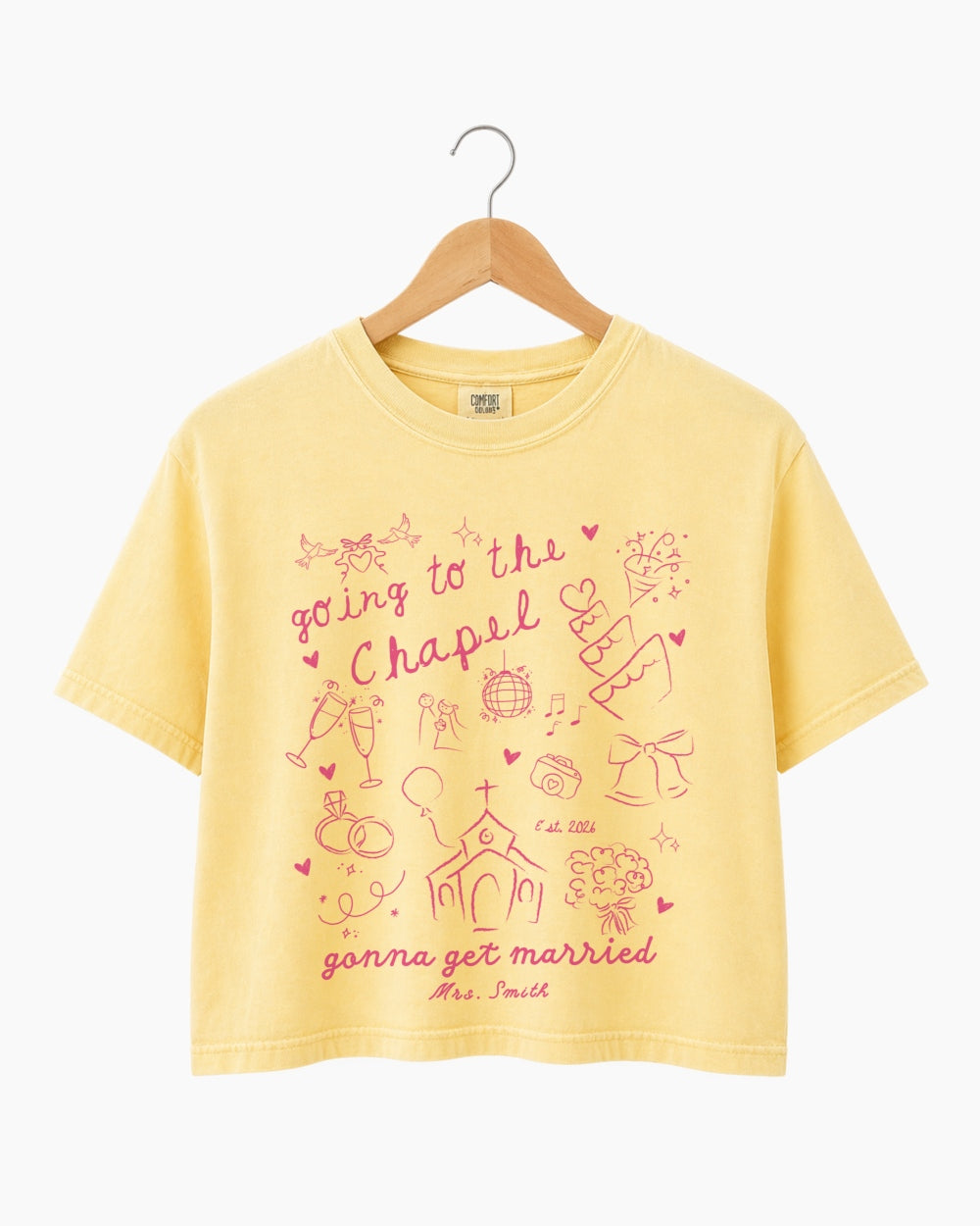 Going To The Chapel Crop Top Butter
