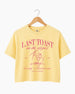 Last Toast on The Slopes Martini Crop Top Butter