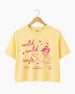 Wild Wild Wife Cowgirl Tequila Crop Top Butter