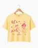 Let's Go Girls Cowgirl Bottle Crop Top Butter