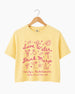 Save Water Drink Margs Crop Top Butter