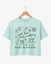 Gift idea for the bachelorette crew: Austin-themed crop top with minimalist doodle script art. Personalized with bride name, party year, and city for the whole group.