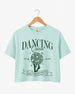 Dancing Queen, Disco Bride Crop Top Chalky Mint
