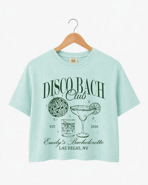 Disco Bach Club Crop Top Chalky Mint