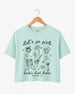 Let's Go Girls Cowgirl Party Crop Top Chalky Mint