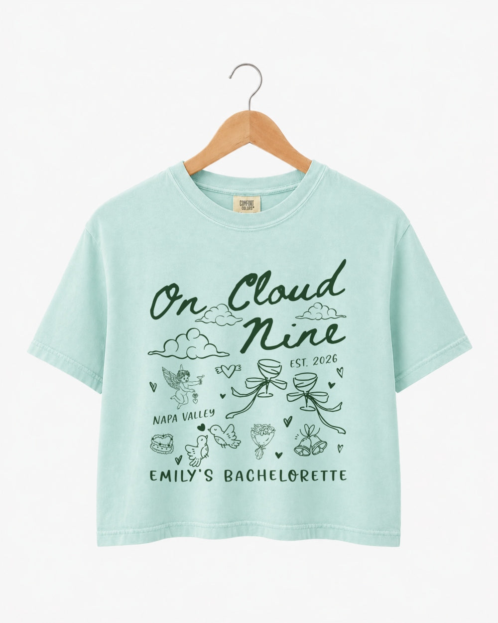 On Cloud Nine Crop Top Chalky Mint