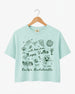 Gift idea for a Napa Valley bachelorette weekend: crop top with whimsical wine-country doodle art and script. Personalized with bride name, destination, and year for the whole crew.