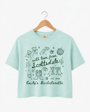 With Love from Scottsdale Crop Top Chalky Mint