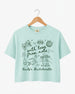 With Love from Nola Crop Top for New Orleans bachelorette parties and bridal crew outfits