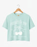 She's The Cherry On Top Crop Top Chalky Mint