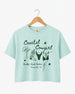 Coastal Cowgirl Crop Top Chalky Mint