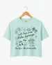 With Love from Palm Springs Crop Top Chalky Mint