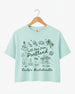 With Love from Portland Crop Top Chalky Mint
