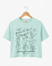 Going To The Chapel Crop Top Chalky Mint