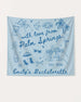 With Love from Palm Springs Banner Chambray