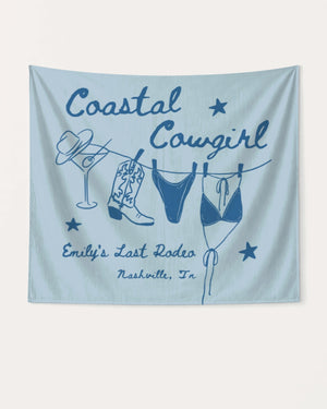 Coastal Cowgirl Banner Chambray