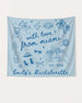 With Love from Miami Banner Chambray