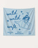 Wild Wild Wife Cowgirl Tequila Banner Chambray