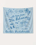 With Love from The Bahamas Banner Chambray